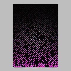 Poster - Pink abstract dot pattern brochure background - vector stationery template design