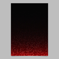 Poster - Red abstract dot pattern brochure background - vector stationery template design