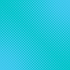 Poster - Light blue geometric halftone dot pattern background - vector illustration from circles