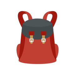 Poster - universal backpack icon. flat illustration of universal backpack vector icon for web design