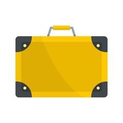 Sticker - Travel suitcase icon. Flat illustration of travel suitcase vector icon for web design