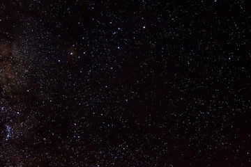 Wall Mural - Stars and galaxy outer space sky night universe black starry background of starfield
