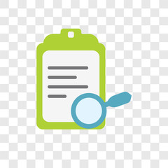 Poster - survey vector icon isolated on transparent background, survey logo design
