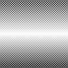 Poster - Abstract halftone geometrical circle and square pattern background - vector graphic