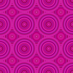 Poster - Abstract repeating circle pattern - vector background graphic design
