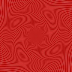 Poster - Dark red geometric abstract spiral stripe background - vector illustration