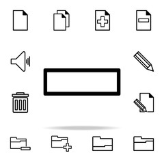 Poster - minus sign icon. web icons universal set for web and mobile