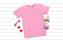 Download Pink T Shirt Mockup Free Mockup Download PSD Mockup Templates