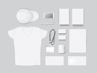 corporate identity  mock up