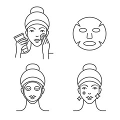 How to use a sheet mask, steps.