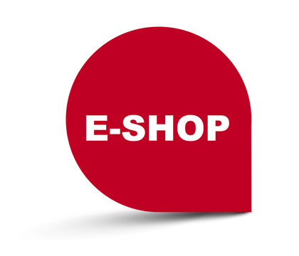 red vector banner eshop
