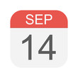 © Porcupen - September 14 - Calendar Icon