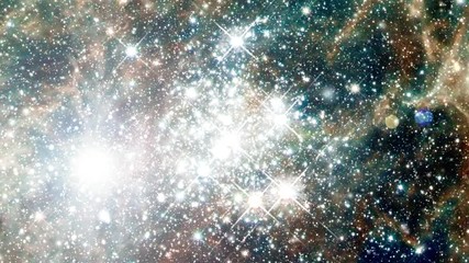 Wall Mural - travel to magellanic cloud nebula also know hodge 301 star nursery explosion and bright light with f