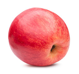 red apple isolated on awhite background