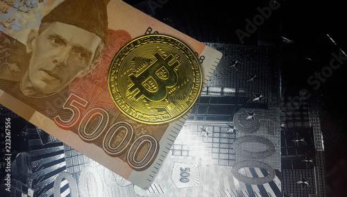 Bitcoin On The Five Thousand Pakistani Rupees Note Buy This Stock - 
