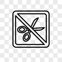 Poster - No cut vector icon isolated on transparent background, No cut logo design
