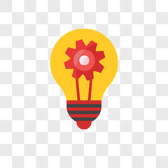 Poster - Idea vector icon isolated on transparent background, Idea logo design