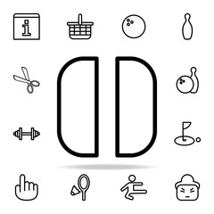 Poster - pause icon. web icons universal set for web and mobile