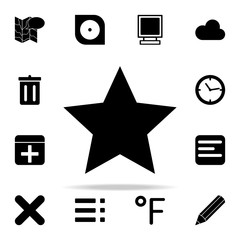 Poster - star icon. web icons universal set for web and mobile