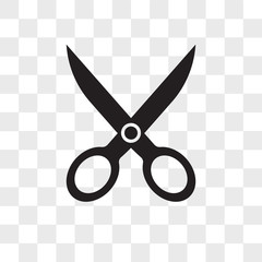 Poster - Cut vector icon isolated on transparent background, Cut logo design