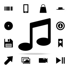 Poster - musical note icon. web icons universal set for web and mobile