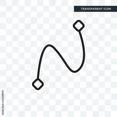 Spline vector icon isolated on transparent background, Spline logo ...