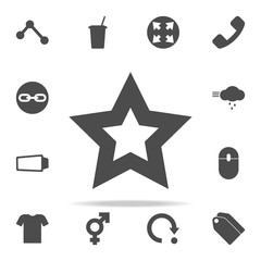 Poster - star icon. web icons universal set for web and mobile