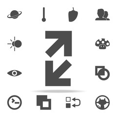 Poster - open arrows icon. web icons universal set for web and mobile