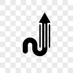 Poster - Growth vector icon isolated on transparent background, Growth logo design