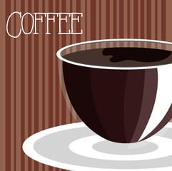 Poster - delicious coffee cup drink