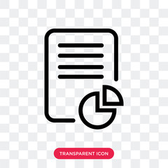 Sticker - Analysis vector icon isolated on transparent background, Analysis logo design