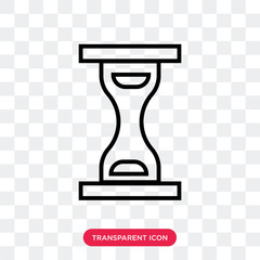 Poster - Time vector icon isolated on transparent background, Time logo design