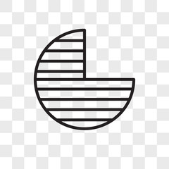 Poster - circle vector icon isolated on transparent background, circle logo design