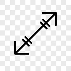 Poster - resize vector icon isolated on transparent background, resize logo design