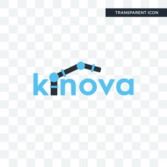 Wall Mural - kinova vector icon isolated on transparent background, kinova logo design