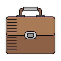 Wall Mural - portfolio briefcase isolated icon