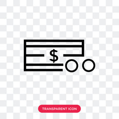 Wall Mural - Currency vector icon isolated on transparent background, Currency logo design