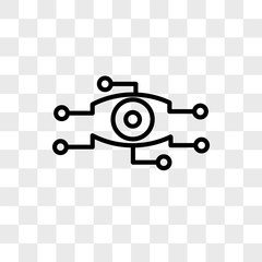 Poster - Analysis vector icon isolated on transparent background, Analysis logo design