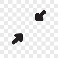 Poster - resize vector icon isolated on transparent background, resize logo design