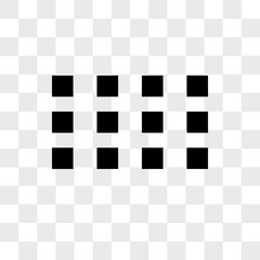 Poster - Percentage vector icon isolated on transparent background, Percentage logo design