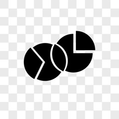 Poster - Diagram vector icon isolated on transparent background, Diagram logo design