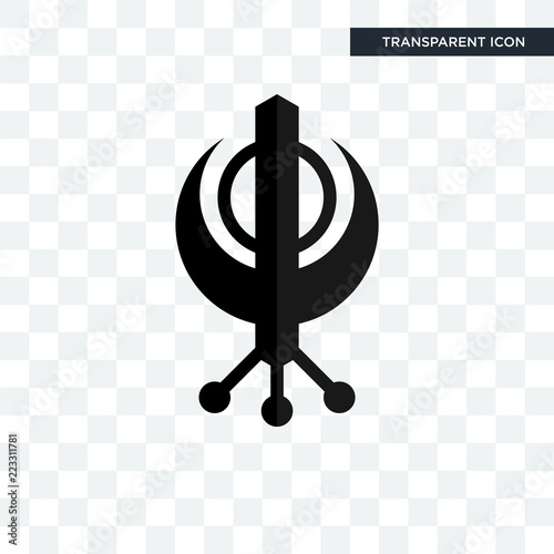 Foto punjabi vector icon isolated on transparent background, punjabi logo design