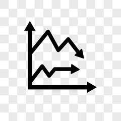 Poster - Pyramid chart vector icon isolated on transparent background, Pyramid chart logo design