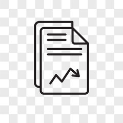 Poster - Analytics vector icon isolated on transparent background, Analytics logo design