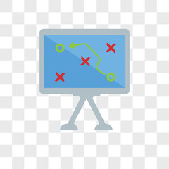 Poster - Strategy vector icon isolated on transparent background, Strategy logo design