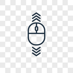 Aufkleber - Scroll vector icon isolated on transparent background, Scroll logo design