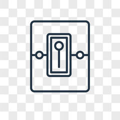 Poster - switches vector icon isolated on transparent background, switches logo design