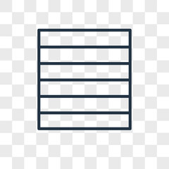 Aufkleber - Layout vector icon isolated on transparent background, Layout logo design