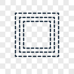 Poster - Selection vector icon isolated on transparent background, Selection logo design