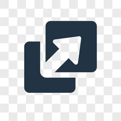 Aufkleber - Tab vector icon isolated on transparent background, Tab logo design